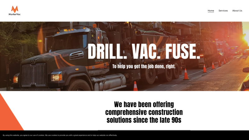 MarkerVac website